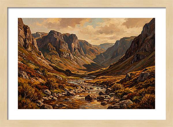 Glacial Valley Carved Deep