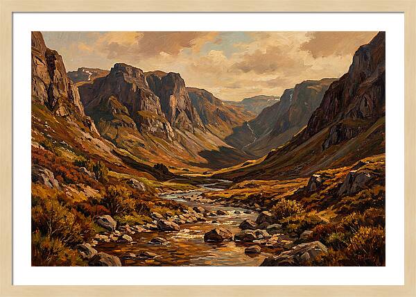 Glacial Valley Carved Deep