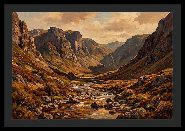 Glacial Valley Carved Deep