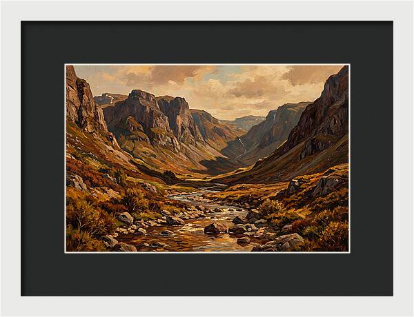 Glacial Valley Carved Deep