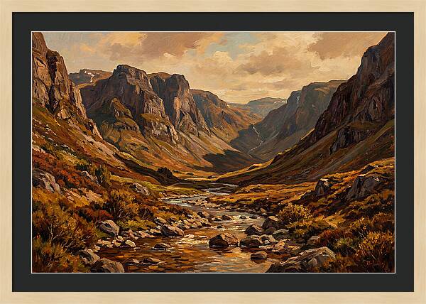 Glacial Valley Carved Deep