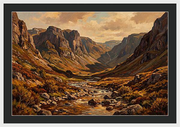 Glacial Valley Carved Deep