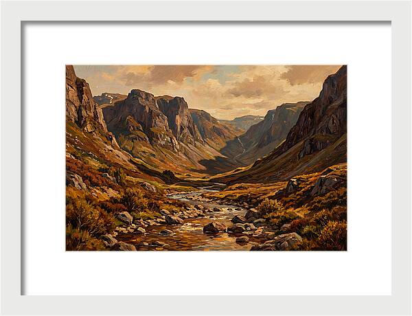 Glacial Valley Carved Deep