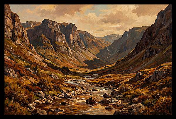 Glacial Valley Carved Deep
