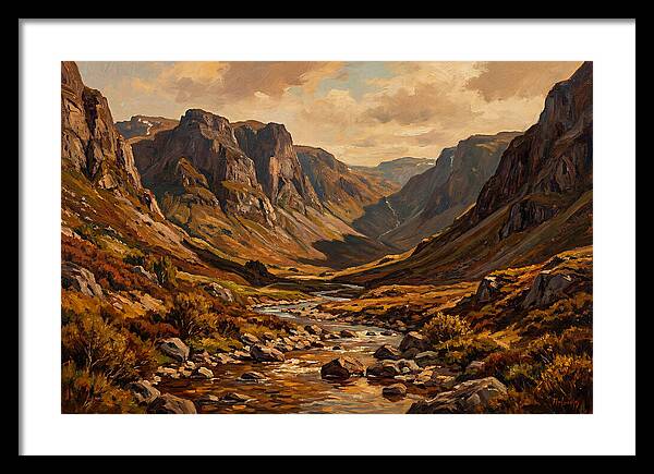 Glacial Valley Carved Deep