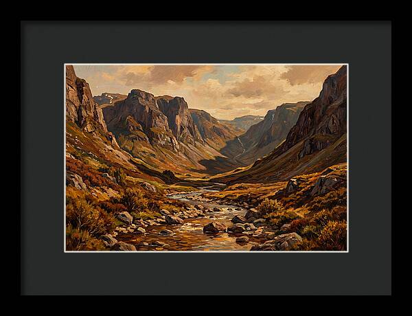 Glacial Valley Carved Deep
