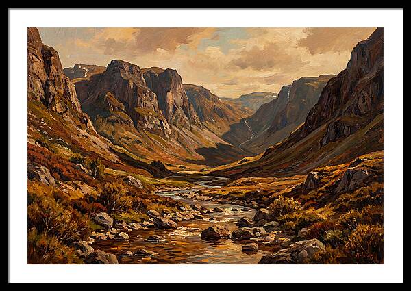 Glacial Valley Carved Deep