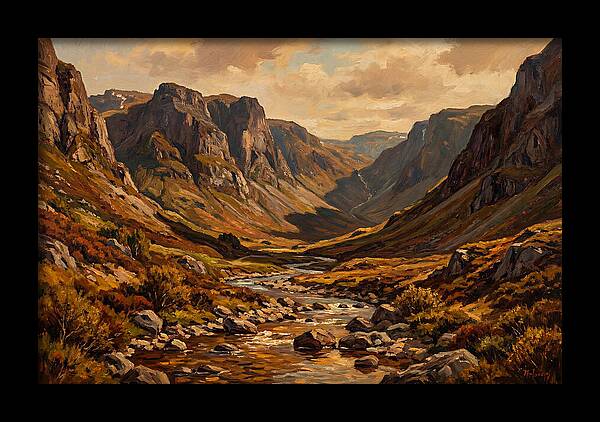 Glacial Valley Carved Deep