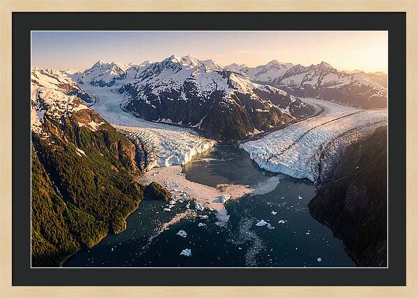 Glacier Bay National Park Aerial View