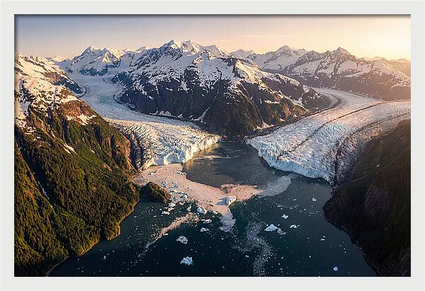 Glacier Bay National Park Aerial View