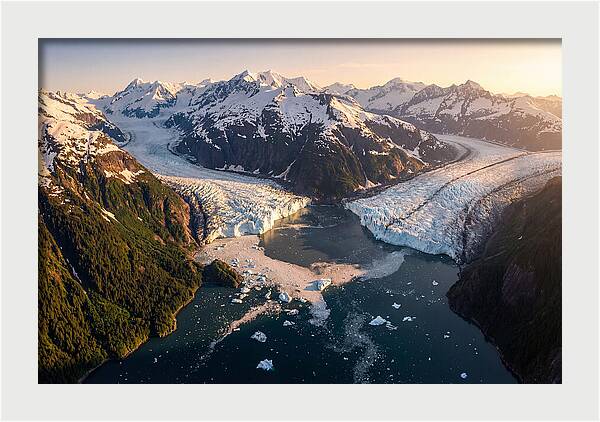 Glacier Bay National Park Aerial View