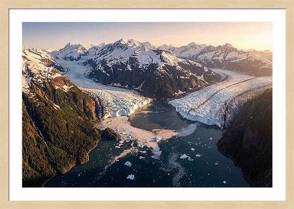 Glacier Bay National Park Aerial View