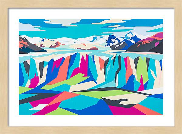 Glacier Pop Landscape