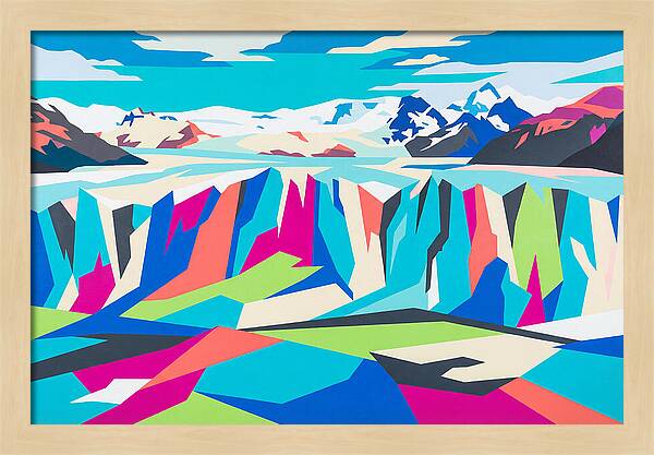 Glacier Pop Landscape