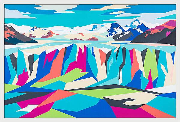 Glacier Pop Landscape