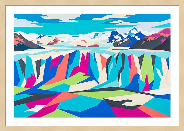 Glacier Pop Landscape