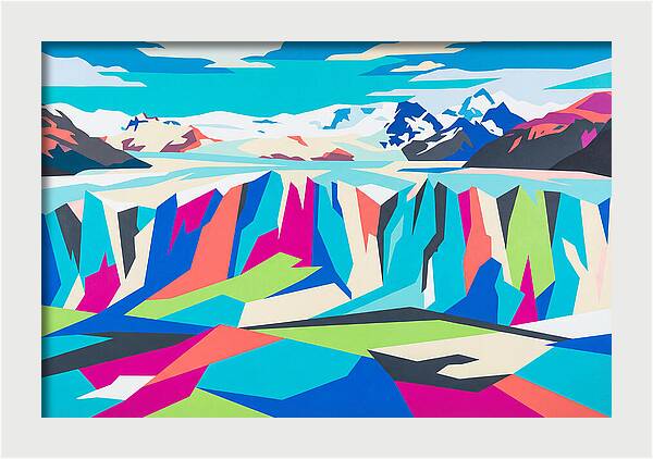 Glacier Pop Landscape