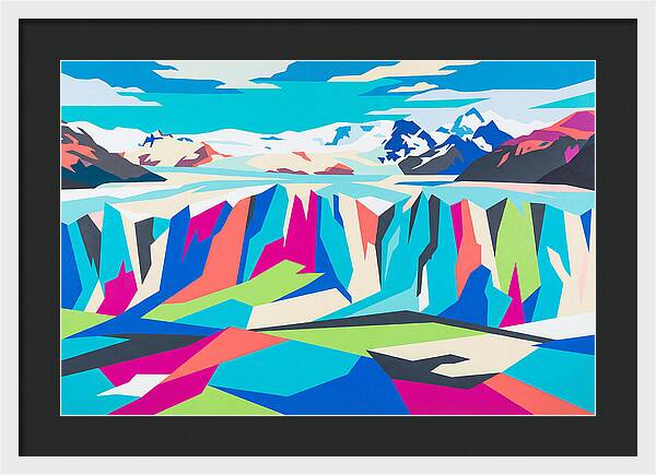 Glacier Pop Landscape