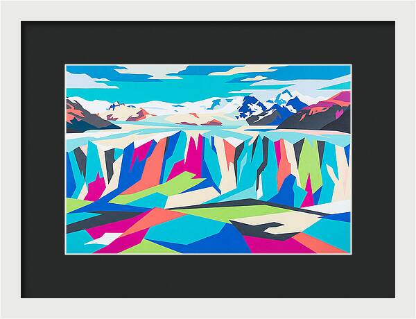 Glacier Pop Landscape