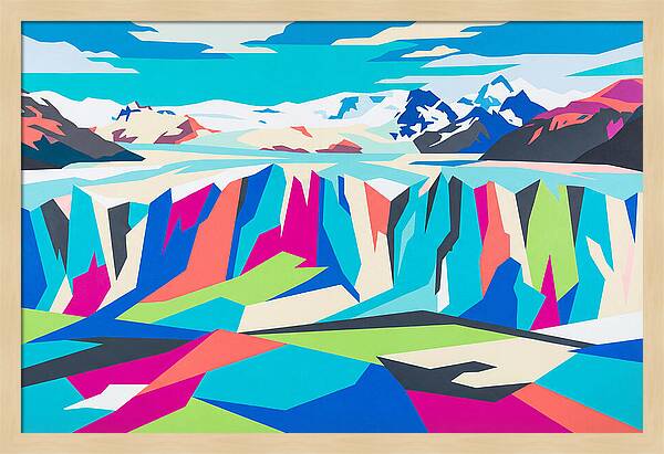 Glacier Pop Landscape