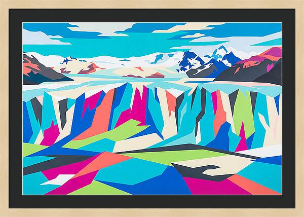 Glacier Pop Landscape