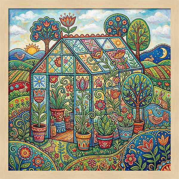 Glass Greenhouse Delight