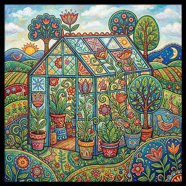 Glass Greenhouse Delight