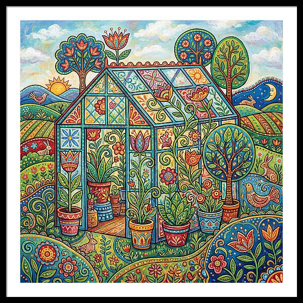 Glass Greenhouse Delight