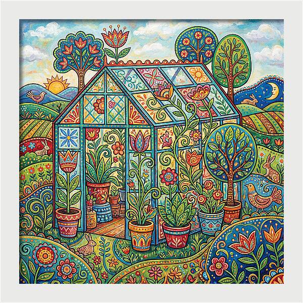 Glass Greenhouse Delight