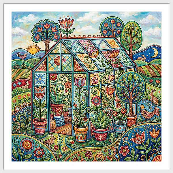 Glass Greenhouse Delight