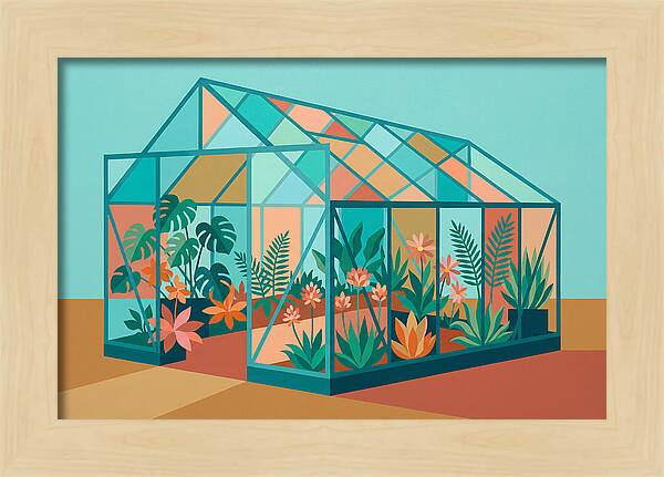 Glass Greenhouse Oasis