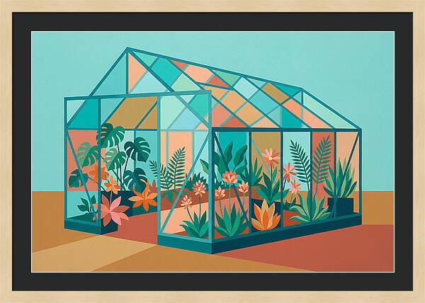 Glass Greenhouse Oasis