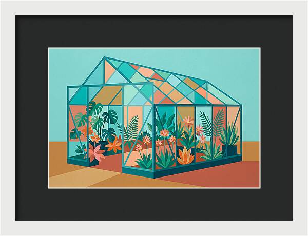 Glass Greenhouse Oasis
