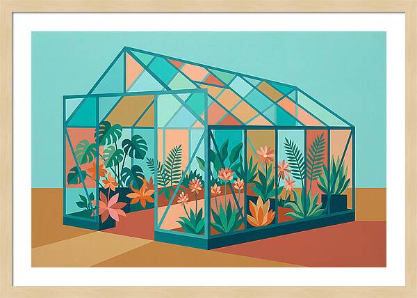 Glass Greenhouse Oasis