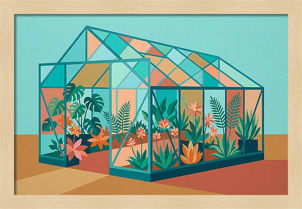 Glass Greenhouse Oasis