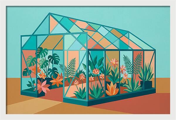 Glass Greenhouse Oasis