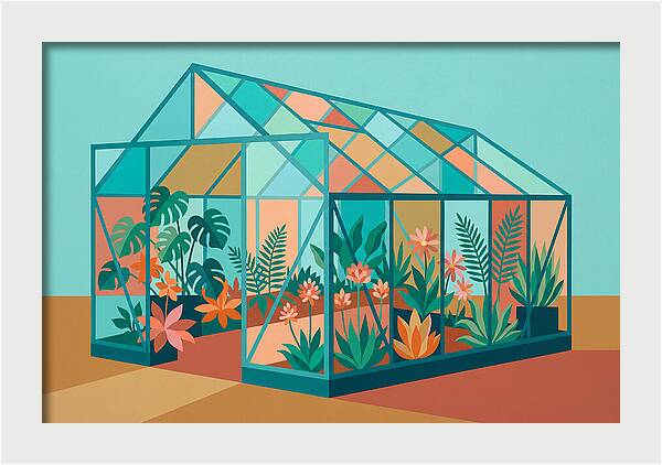 Glass Greenhouse Oasis