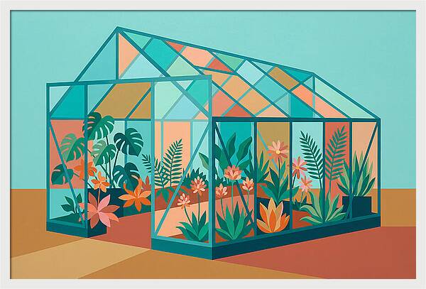 Glass Greenhouse Oasis