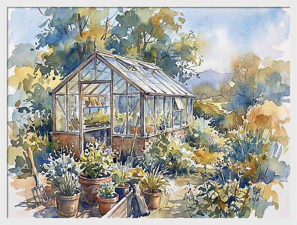 Glass Greenhouse Serenity