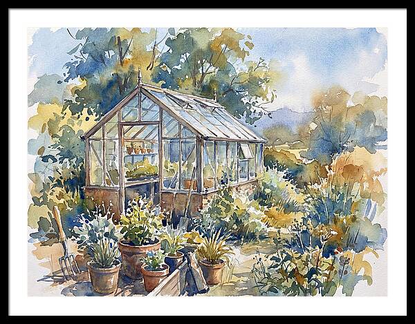 Glass Greenhouse Serenity
