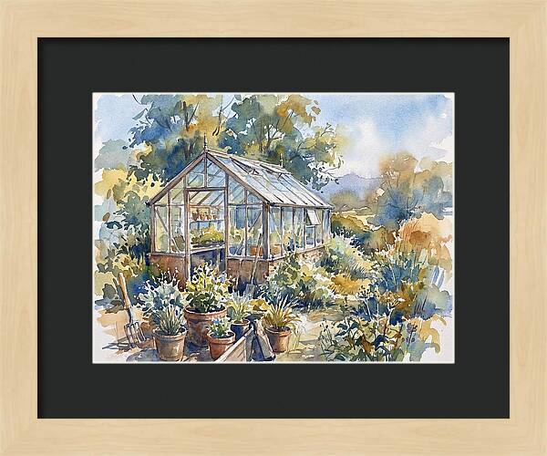 Glass Greenhouse Serenity