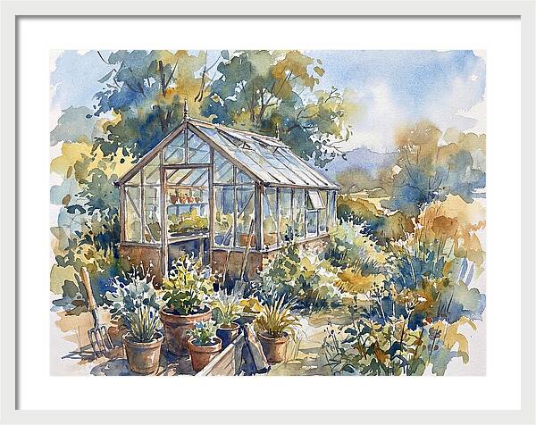Glass Greenhouse Serenity