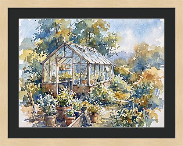 Glass Greenhouse Serenity