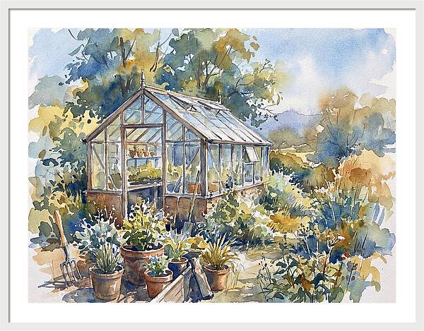 Glass Greenhouse Serenity