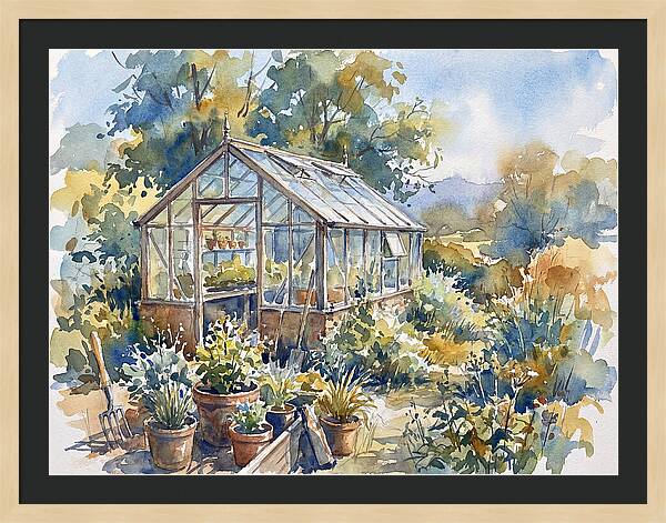 Glass Greenhouse Serenity