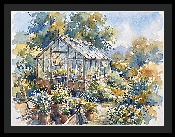 Glass Greenhouse Serenity