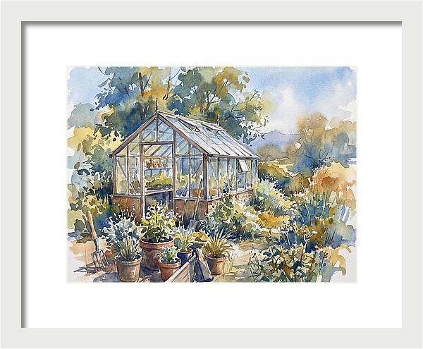 Glass Greenhouse Serenity