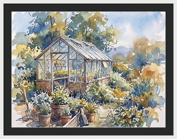 Glass Greenhouse Serenity