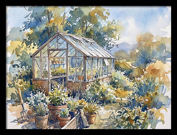 Glass Greenhouse Serenity