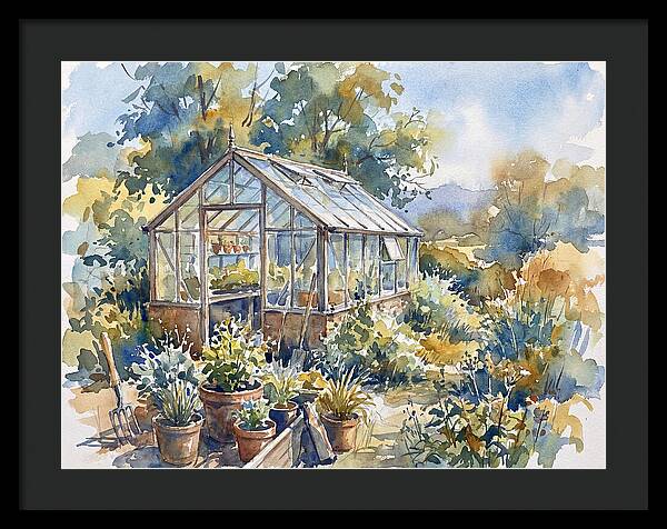 Glass Greenhouse Serenity